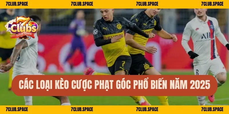 Các loại kèo cược phạt góc phổ biến năm 2025